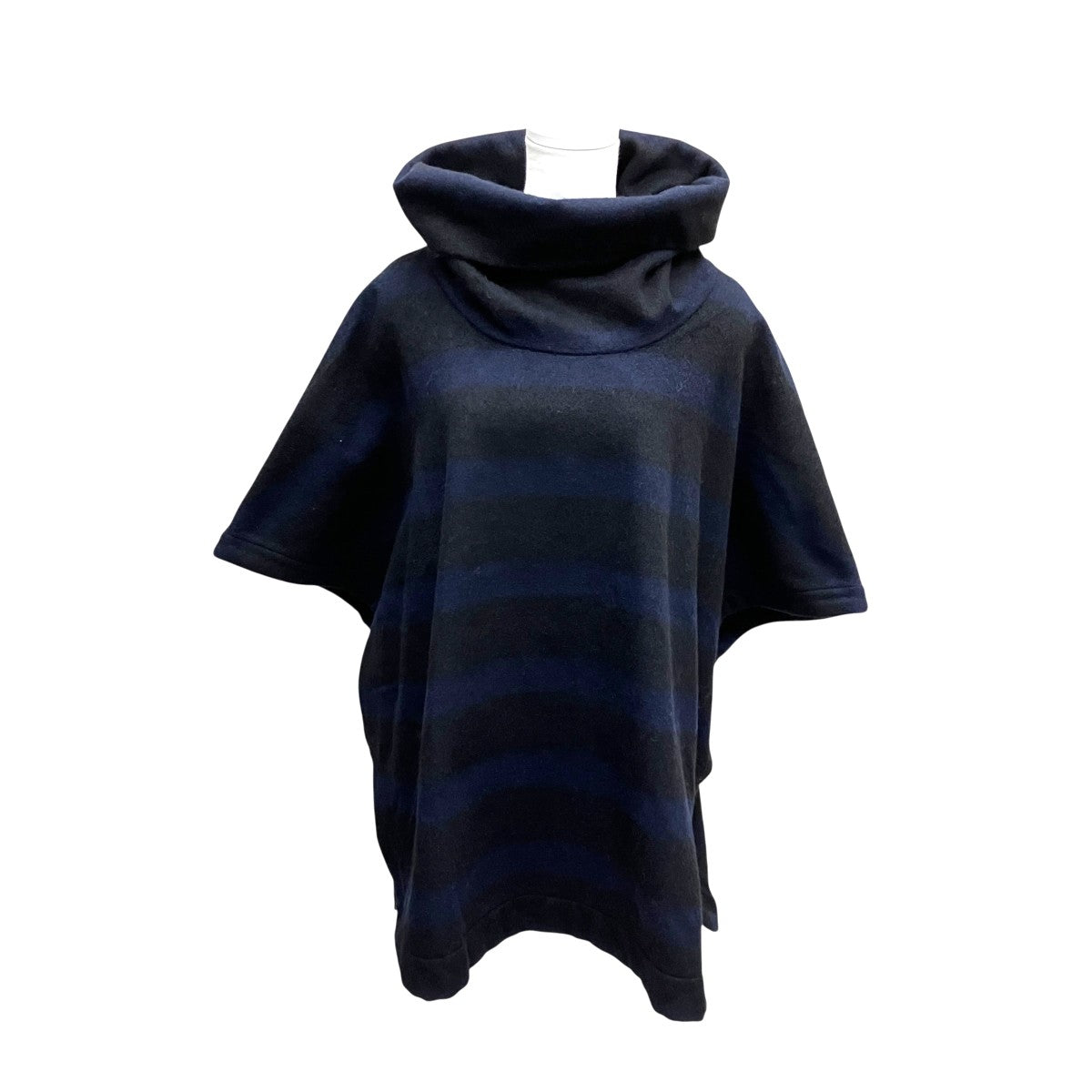 JOURNAL STANDARD LUXE ボーダーウールポンチョ23011440221040 古着・中古-1枚目のアイテム画像