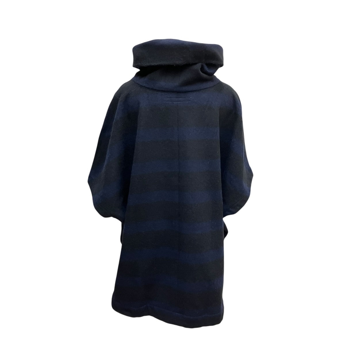 JOURNAL STANDARD LUXE ボーダーウールポンチョ23011440221040 古着・中古-4枚目のアイテム画像