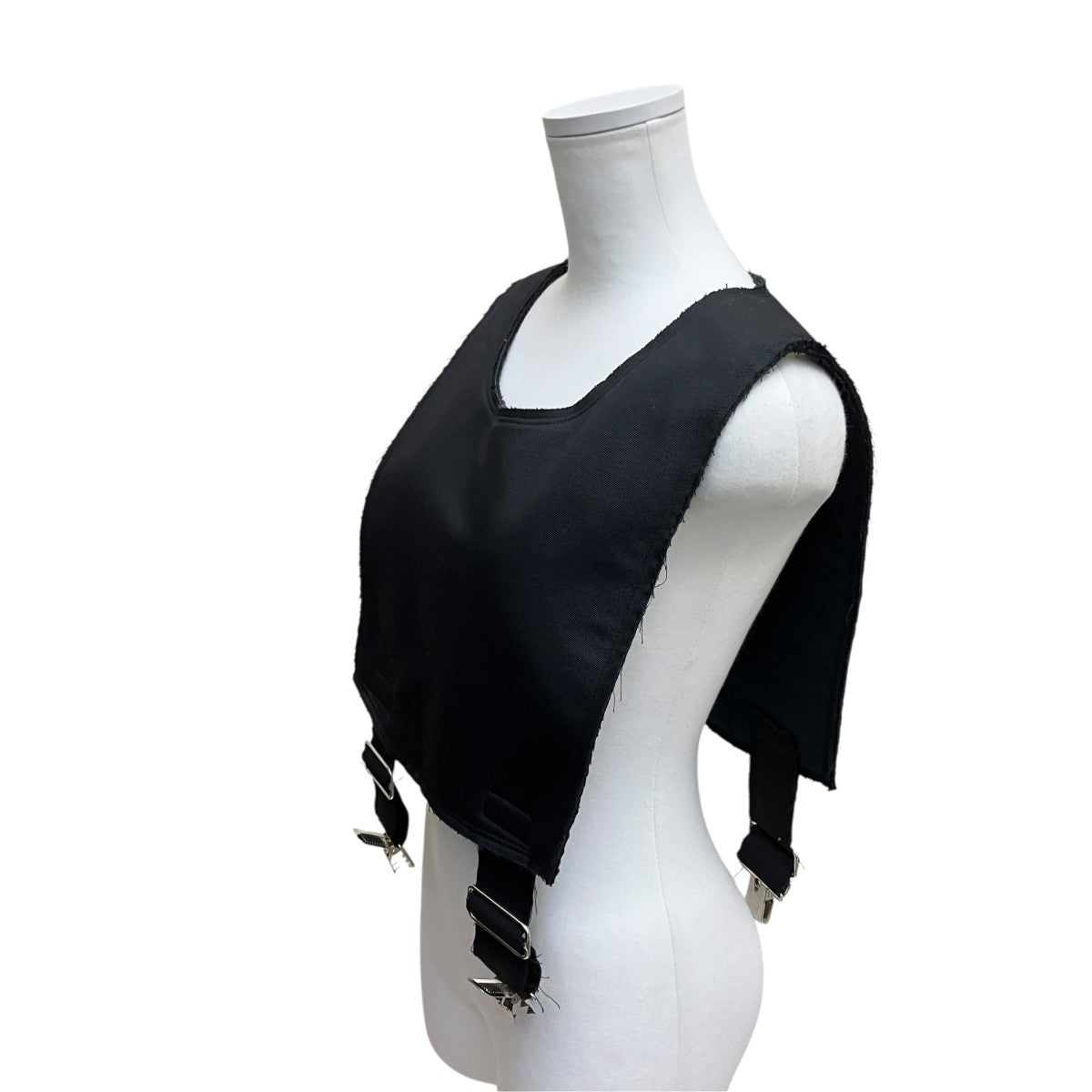 BLACK COMME des GARCONS AD2018サスペンダー付ベスト1C-V002 古着・中古-3枚目のアイテム画像