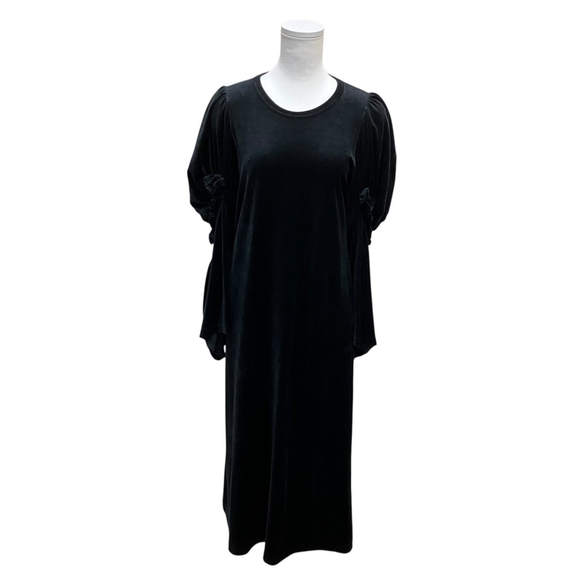 COMME des GARCONS シルク混ベロアワンピースGD-T015 古着・中古-1枚目のアイテム画像