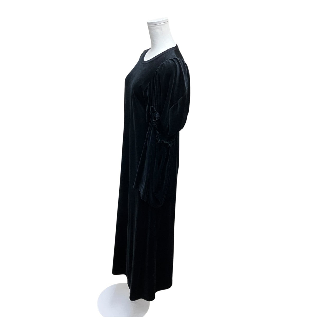 COMME des GARCONS シルク混ベロアワンピースGD-T015 古着・中古-3枚目のアイテム画像