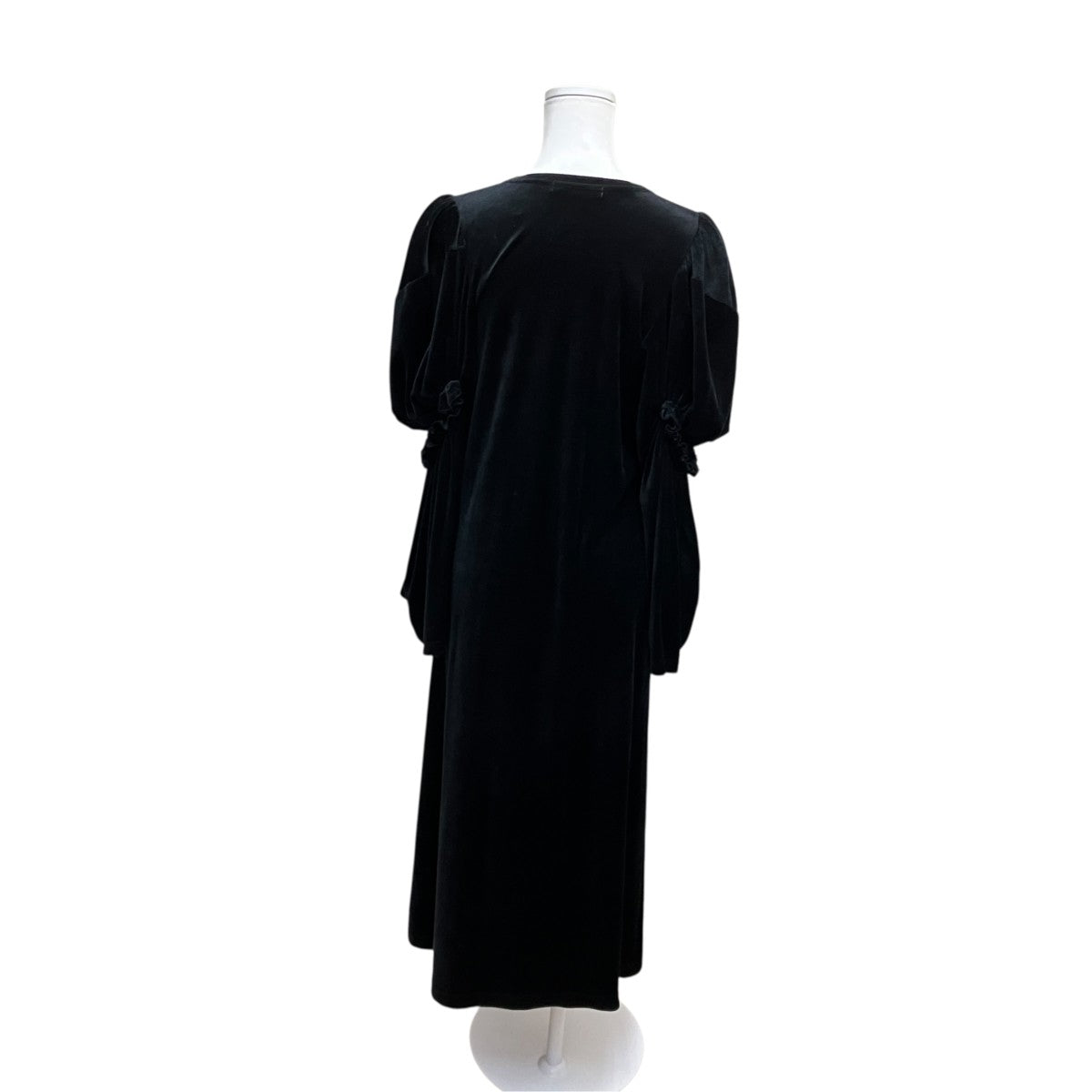 COMME des GARCONS シルク混ベロアワンピースGD-T015 古着・中古-4枚目のアイテム画像