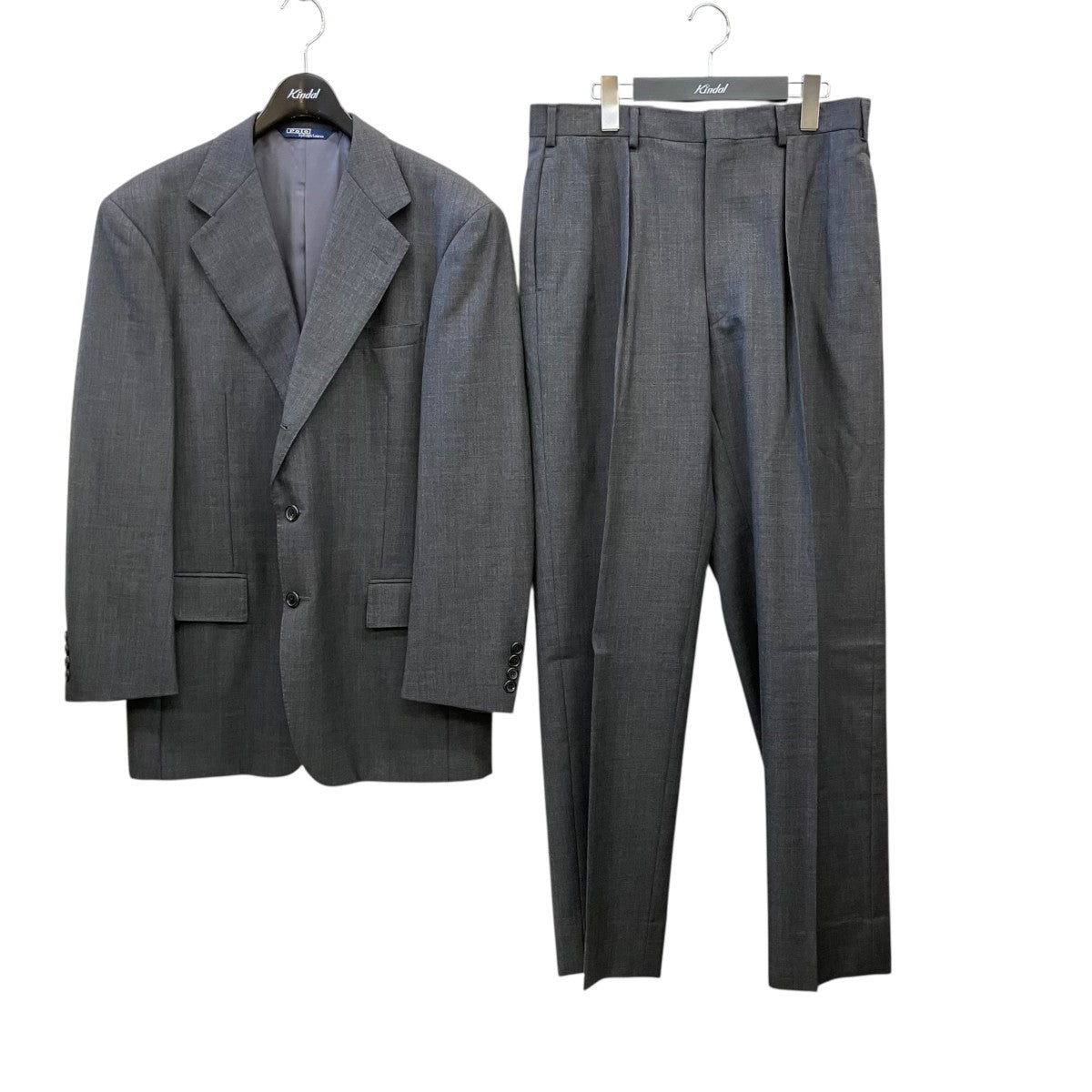 POLO RALPH LAUREN 段返り3B ~00’s アクティ21セットアップスーツ022-5-SR-RL 古着・中古-1枚目のアイテム画像
