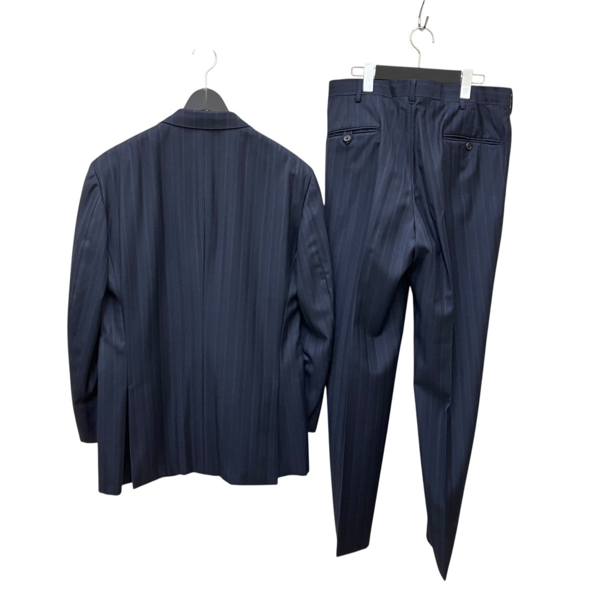 POLO RALPH LAUREN 段返り3B ~00’s インパクト21ストライプセットアップスーツSR-RL-CW-0021 古着・中古-2枚目のアイテム画像