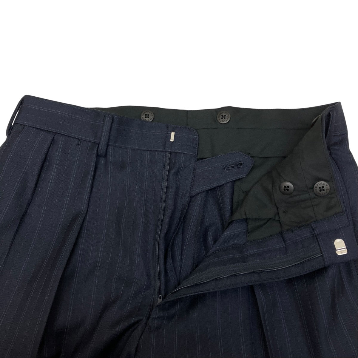 POLO RALPH LAUREN 段返り3B ~00’s インパクト21ストライプセットアップスーツSR-RL-CW-0021 古着・中古-6枚目のアイテム画像