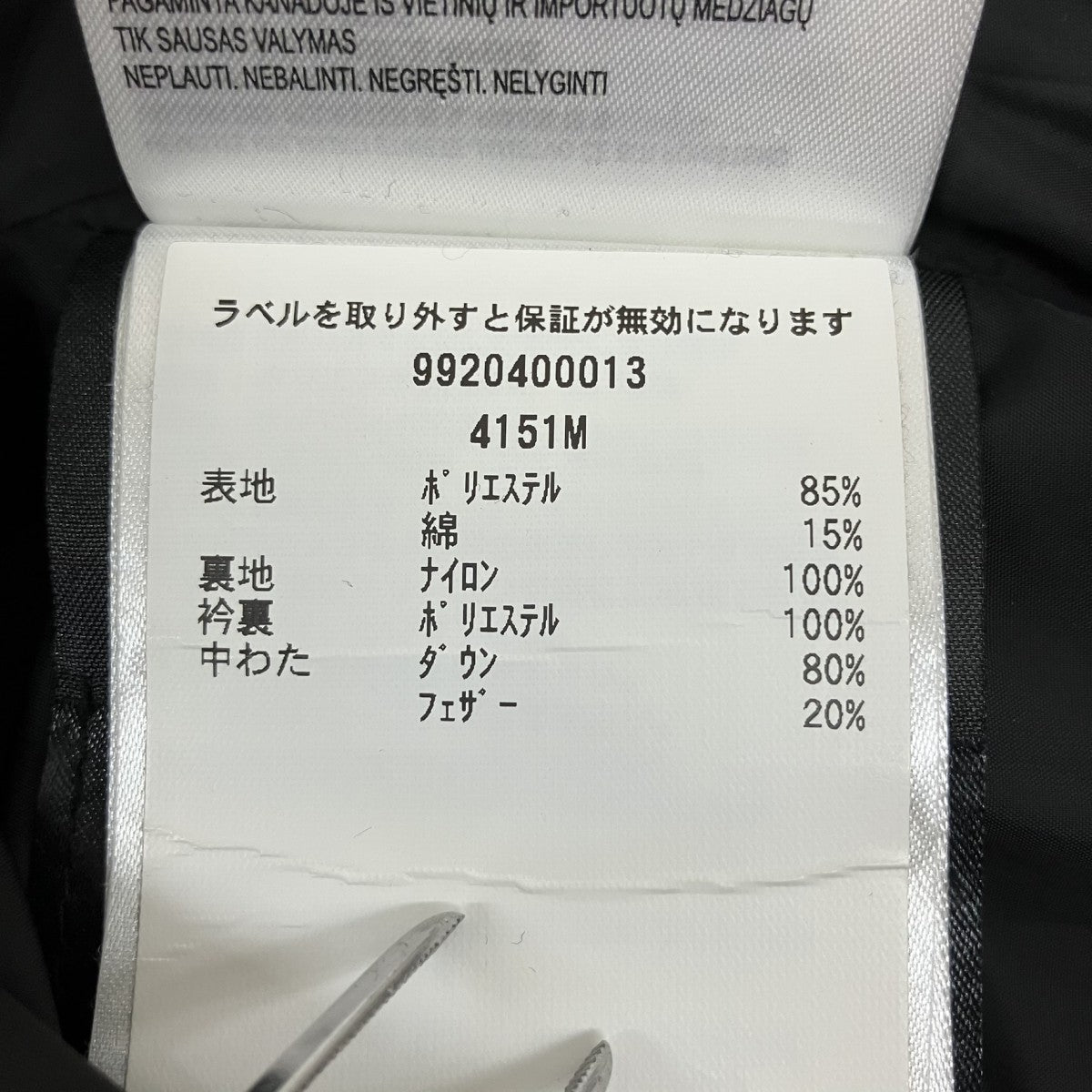 ダウンベスト