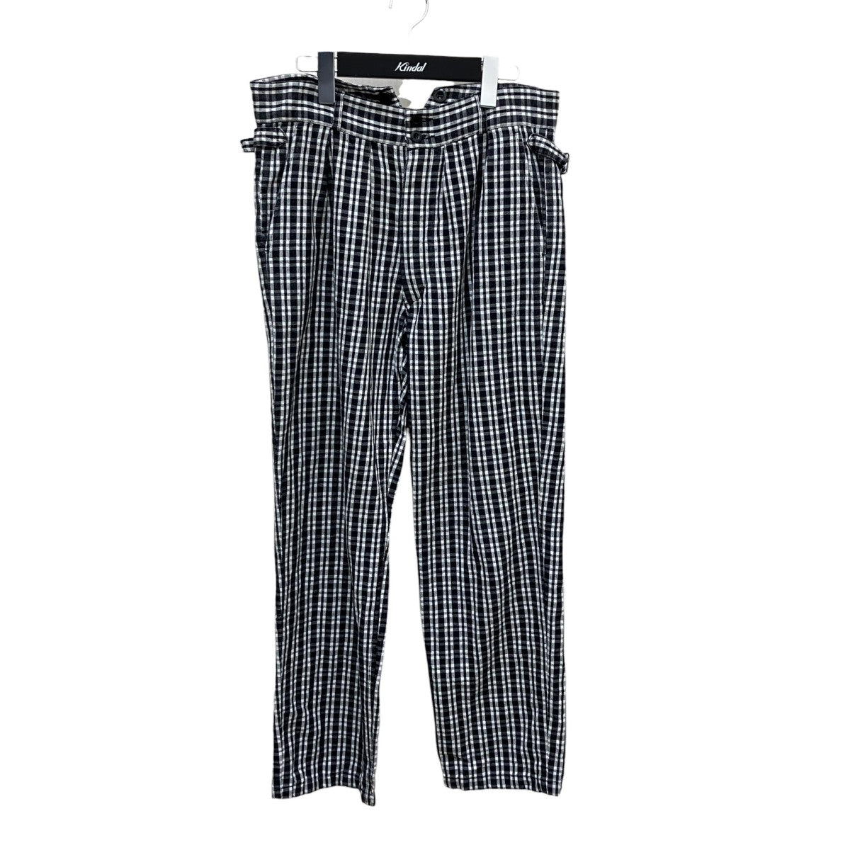 OUTIL チェックリネンコットンワークパンツ 古着・中古-1枚目のアイテム画像