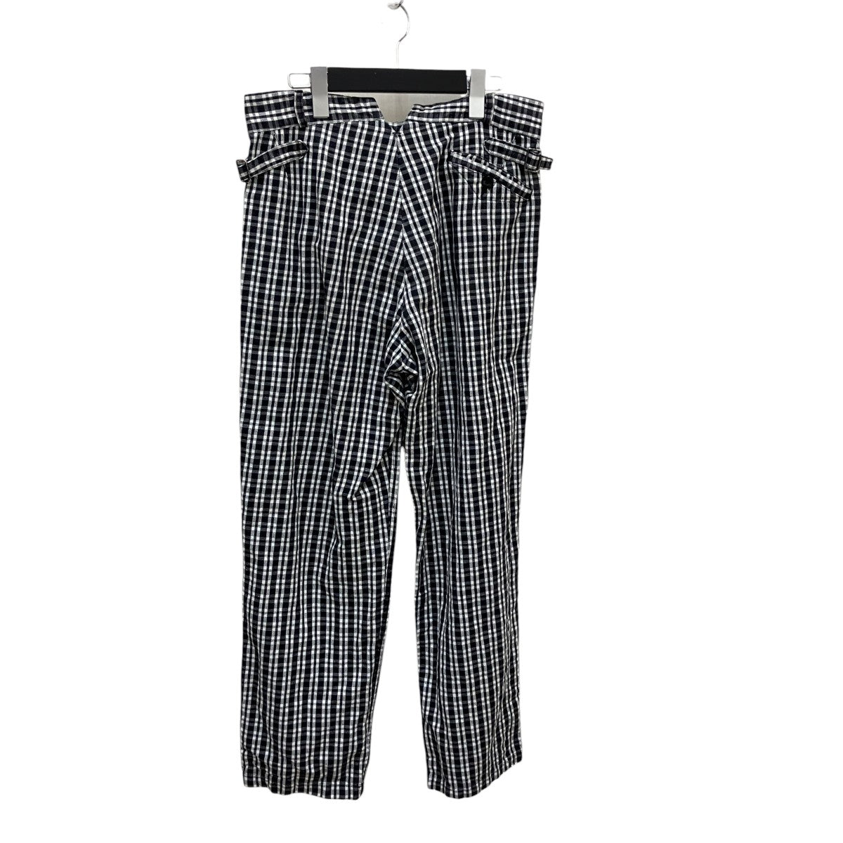 OUTIL チェックリネンコットンワークパンツ 古着・中古-2枚目のアイテム画像