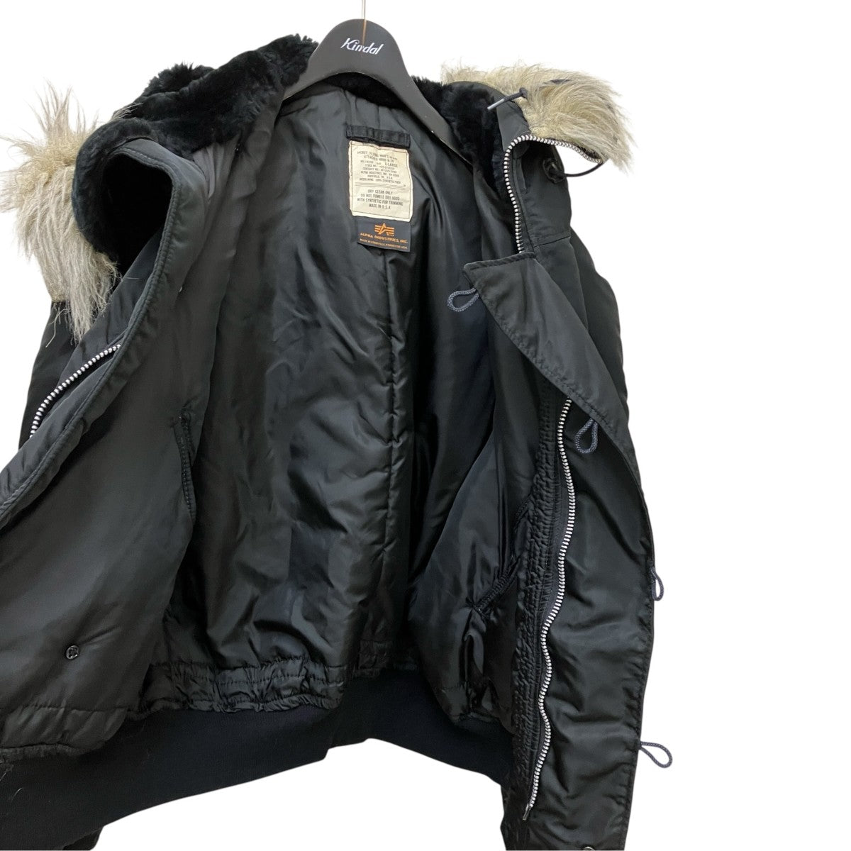 Alpha Industries ~90’s N-2B USA製フライトジャケット 古着・中古-6枚目のアイテム画像
