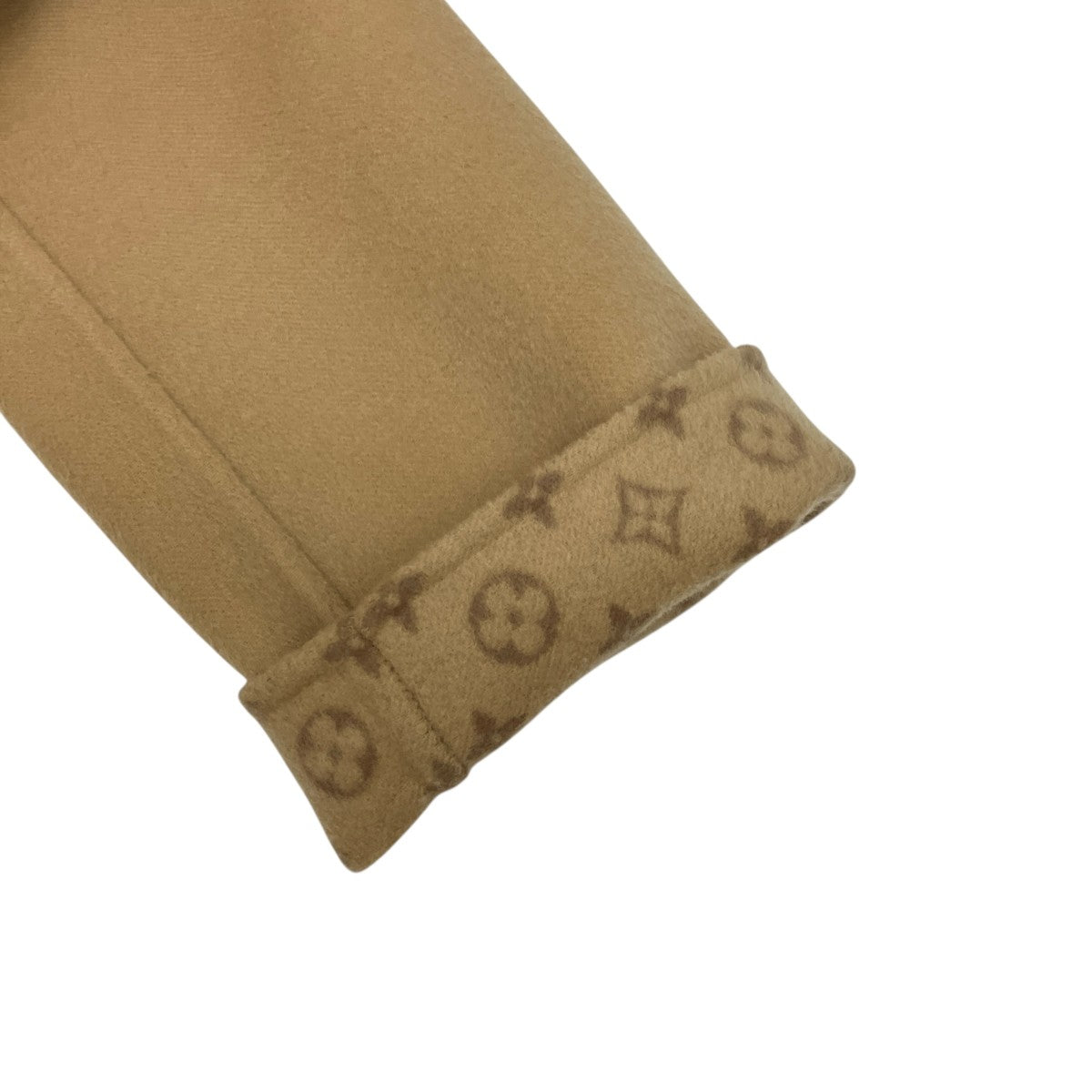 LOUIS VUITTON 22AWシグネチャー ショートダブルフェイスラップコートシルク混ベルト付コートRW222W QWE FNCO23 古着・中古-7枚目のアイテム画像