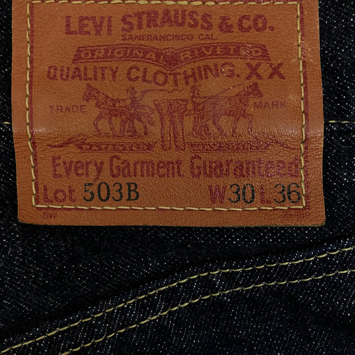 LEVI’S 503B-XXパンツ0900023112 古着・中古-6枚目のアイテム画像