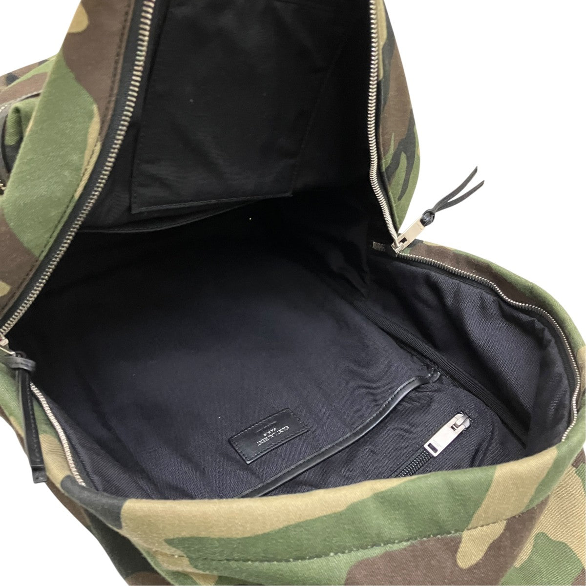 Saint Laurent Paris カモフラージュ柄リュック326865 古着・中古-8枚目のアイテム画像