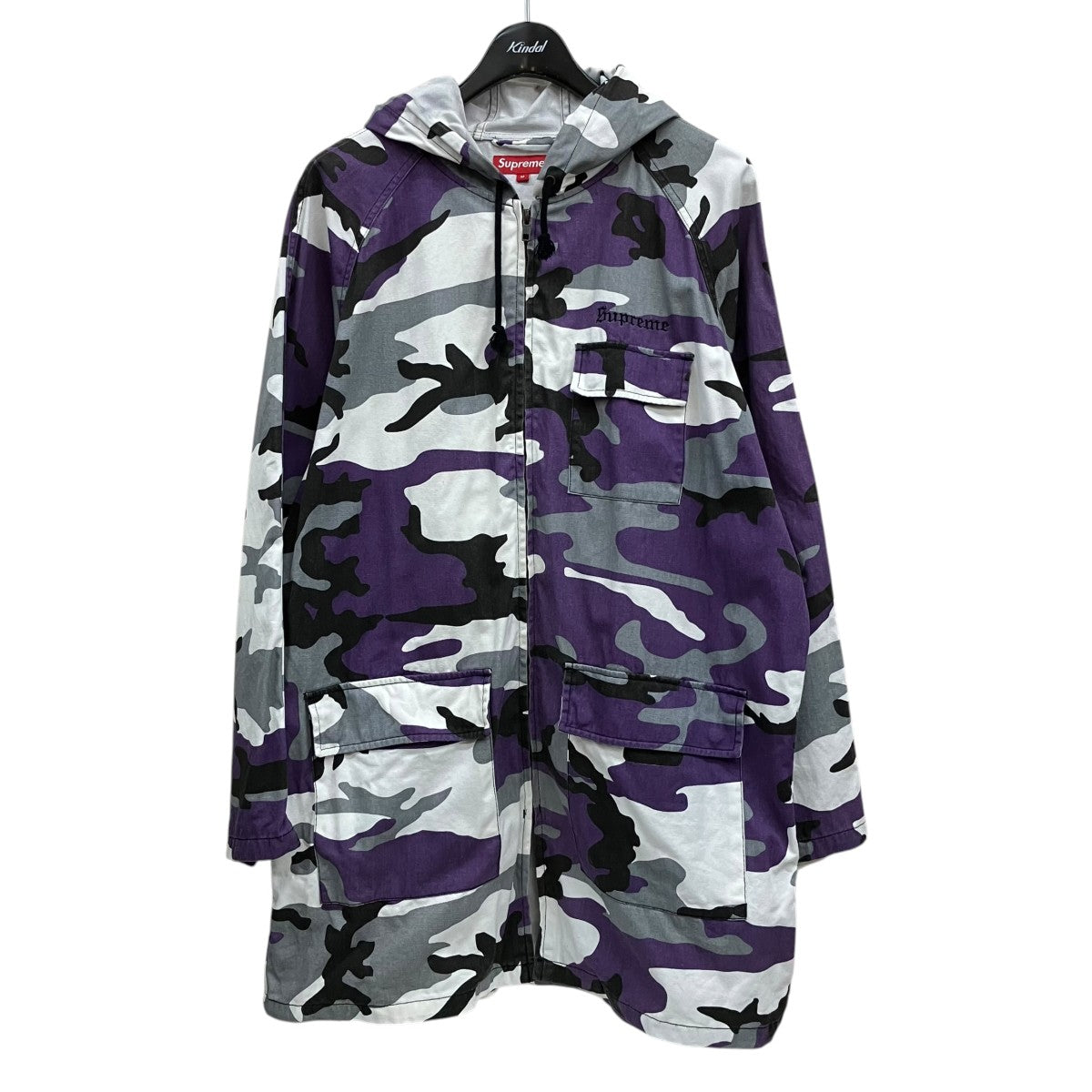 Supreme カモ柄フードジャケット 古着・中古-1枚目のアイテム画像