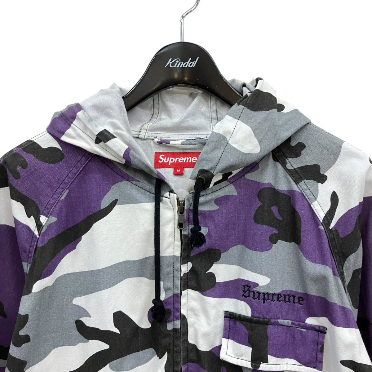 Supreme カモ柄フードジャケット 古着・中古-2枚目のアイテム画像