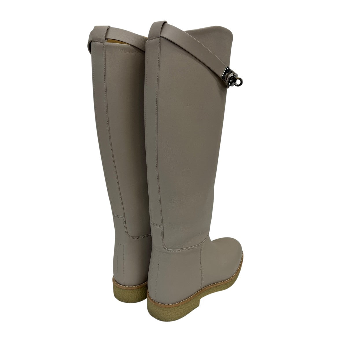 HERMES Forstin Leather Long bootsレザーブーツCM222087ZG2206 古着・中古-2枚目のアイテム画像