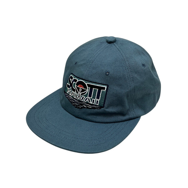 DESCENDANT×Scott Hawaii ロゴキャップ ブルーグレー サイズ FREE