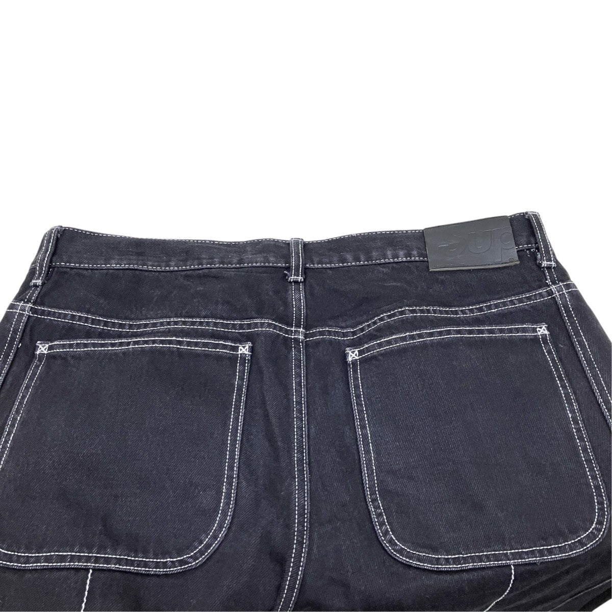 Supreme 23FW Radial Embroidered Loose Fit Jeanブラックジーンズ 古着・中古-4枚目のアイテム画像