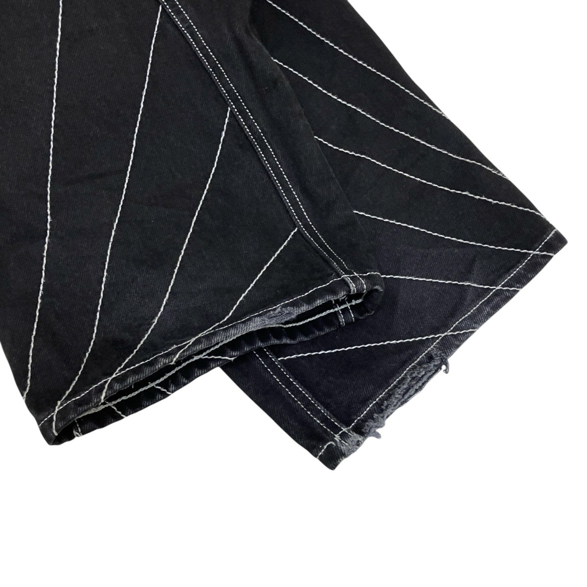Supreme 23FW Radial Embroidered Loose Fit Jeanブラックジーンズ 古着・中古-9枚目のアイテム画像