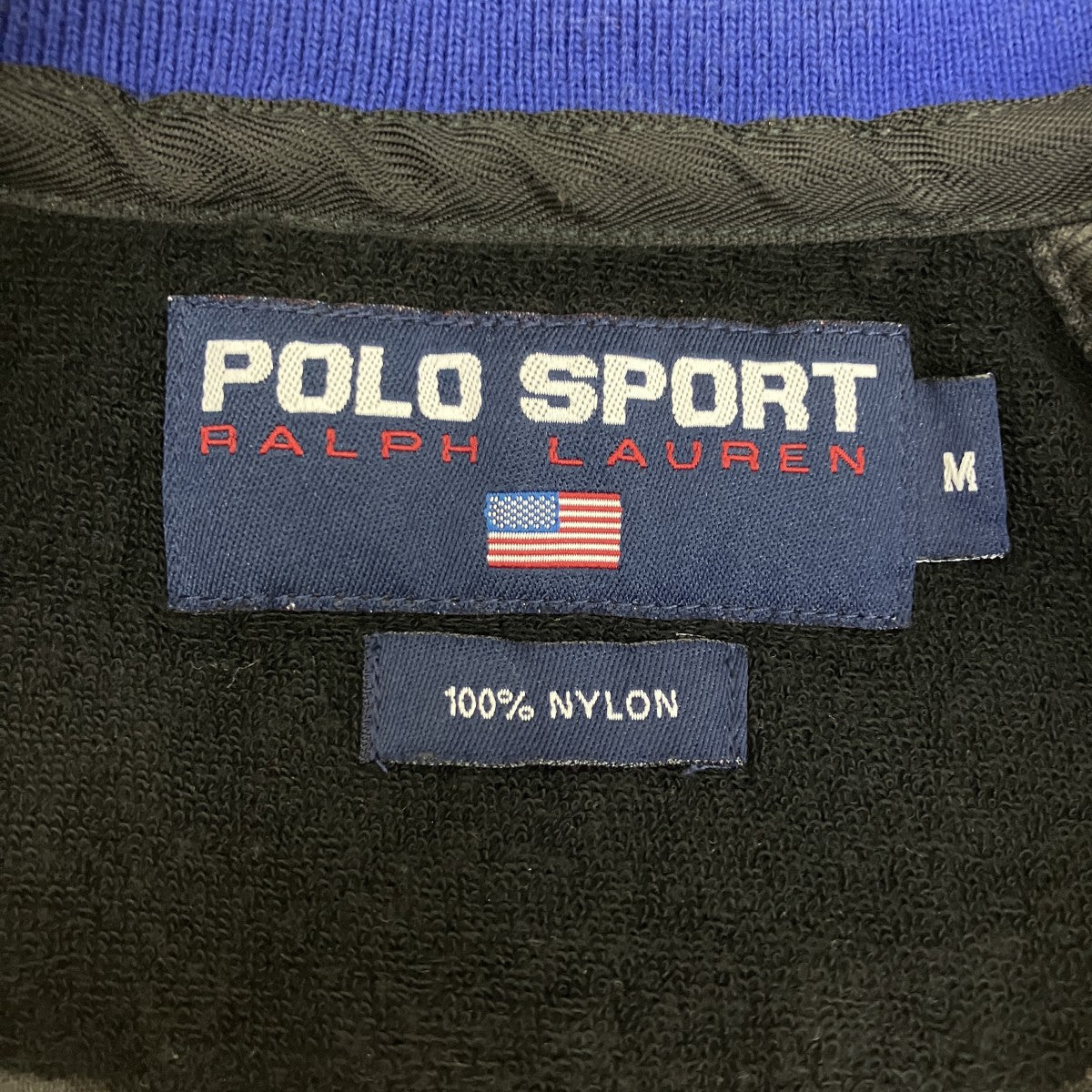 POLO SPORT(ポロスポーツ) 90's香港製 フロントシールドパッチハーフ