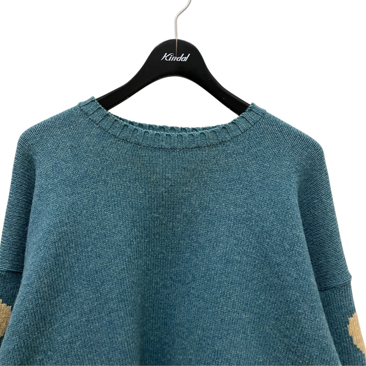 KAPITAL 5G Wool Bone Creew SweaterクルーネックニットEK-1537KN 古着・中古-2枚目のアイテム画像