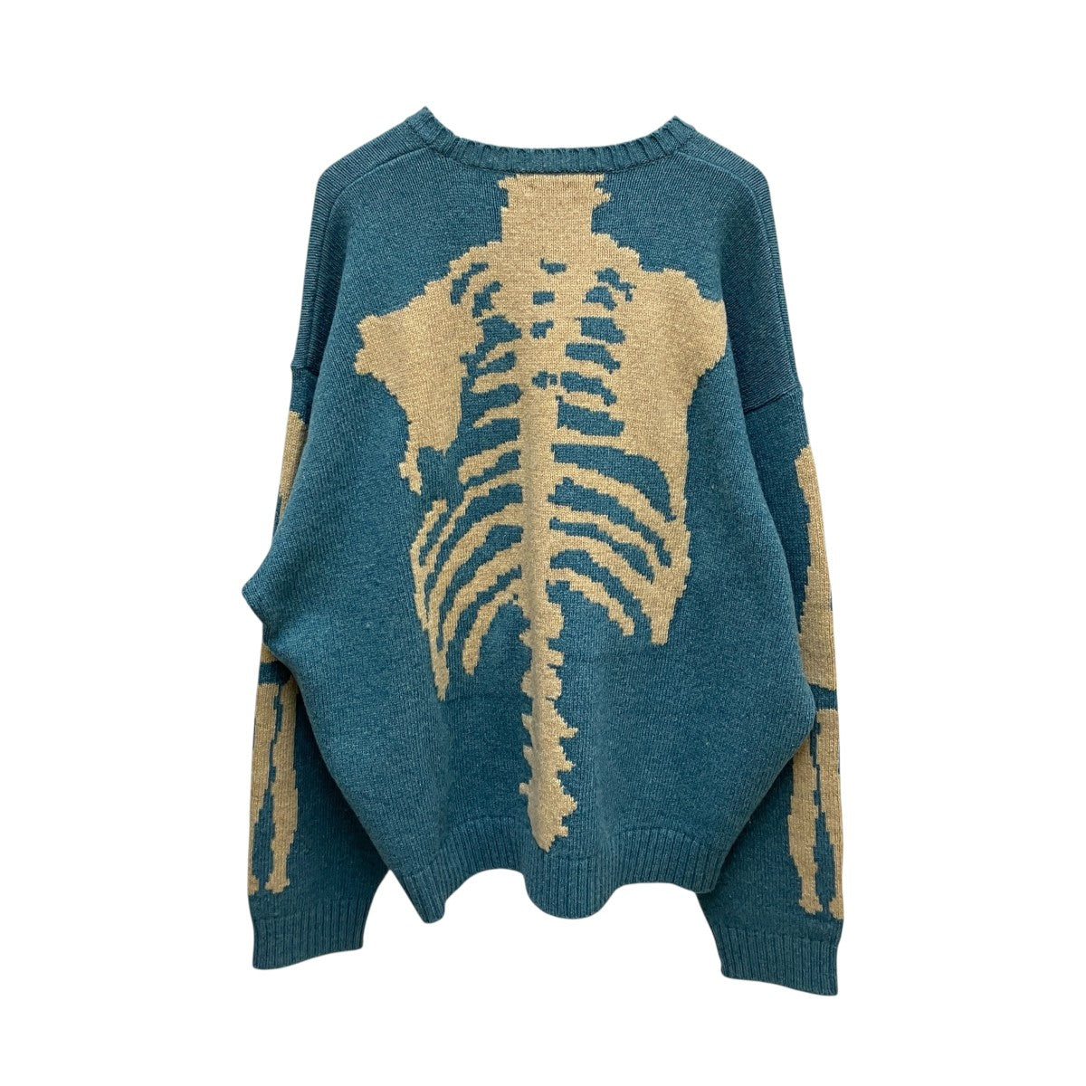 KAPITAL(キャピタル) 5G Wool Bone Creew SweaterクルーネックニットEK