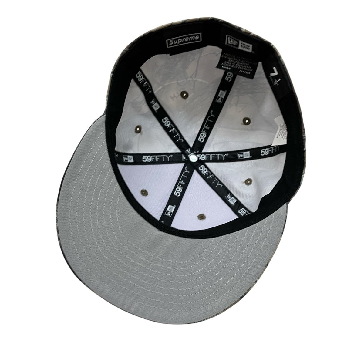 Supreme×New Era 25FW Breast Cancer Awareness Box Logo TrueTimber HTC Fall Camoカモフラージュキャップ 古着・中古-5枚目のアイテム画像