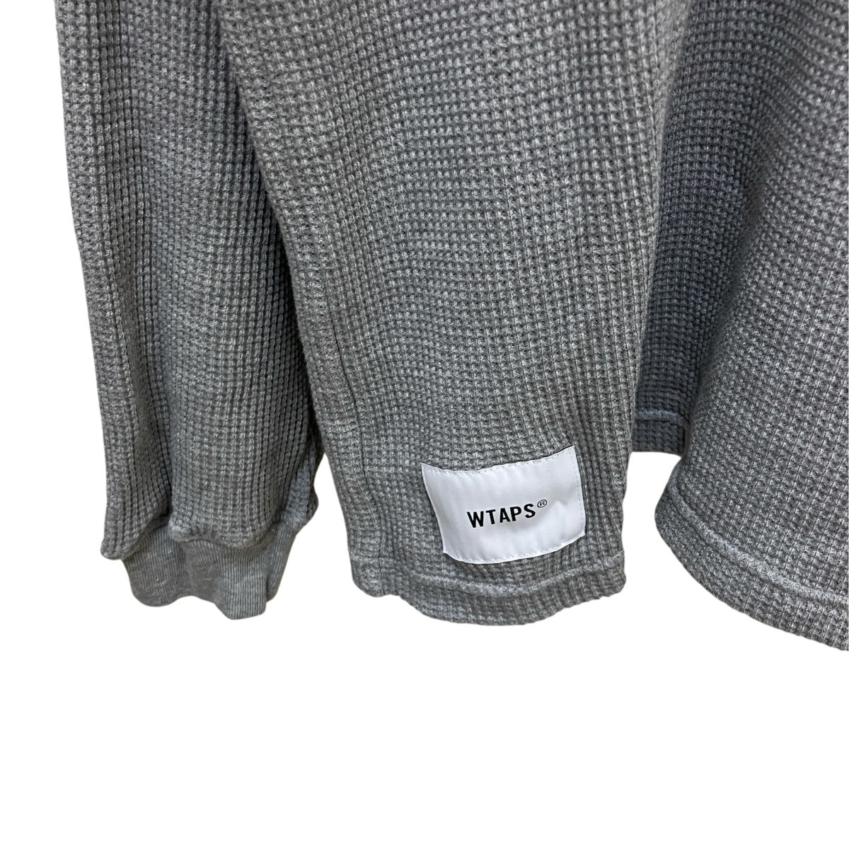WTAPS 23AWWaffle 01 LS Cotton． Signサーマルカットソー232ATDT-CSM17 古着・中古-4枚目のアイテム画像