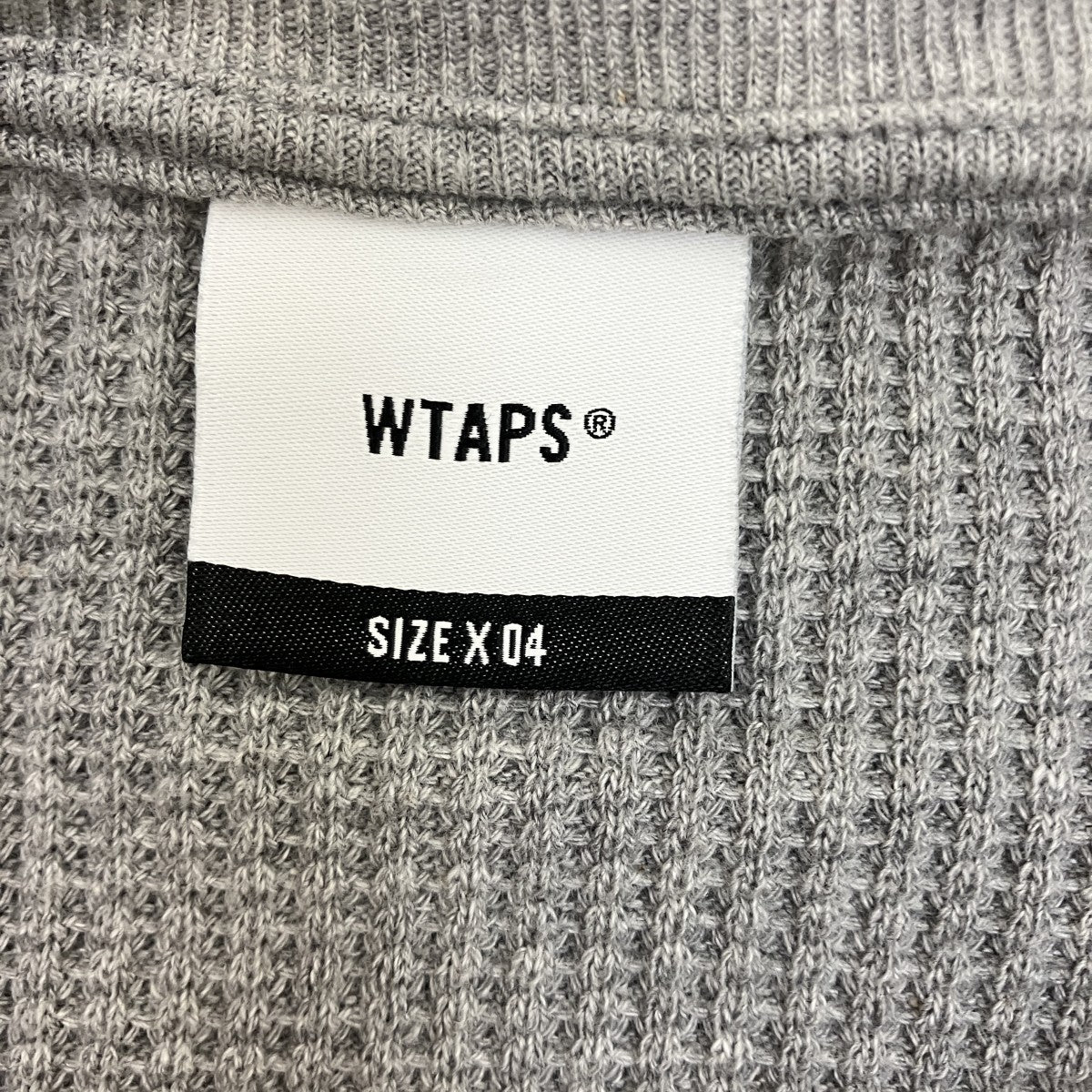 WTAPS 23AWWaffle 01 LS Cotton． Signサーマルカットソー232ATDT-CSM17 古着・中古-7枚目のアイテム画像