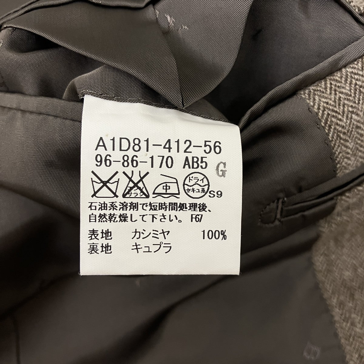 BURBERRY LONDON ヘリンボーン2BテーラードジャケットA1D81-412-56 古着・中古-6枚目のアイテム画像