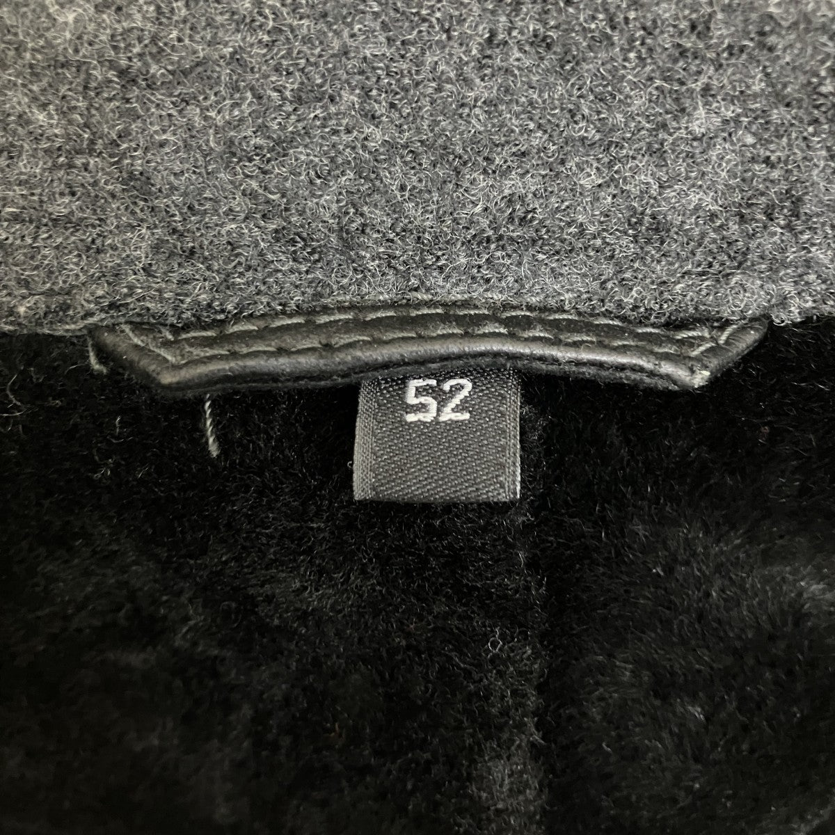 ARMANI COLLEZIONI ムートン切替スタンドカラージャケット 古着・中古-6枚目のアイテム画像