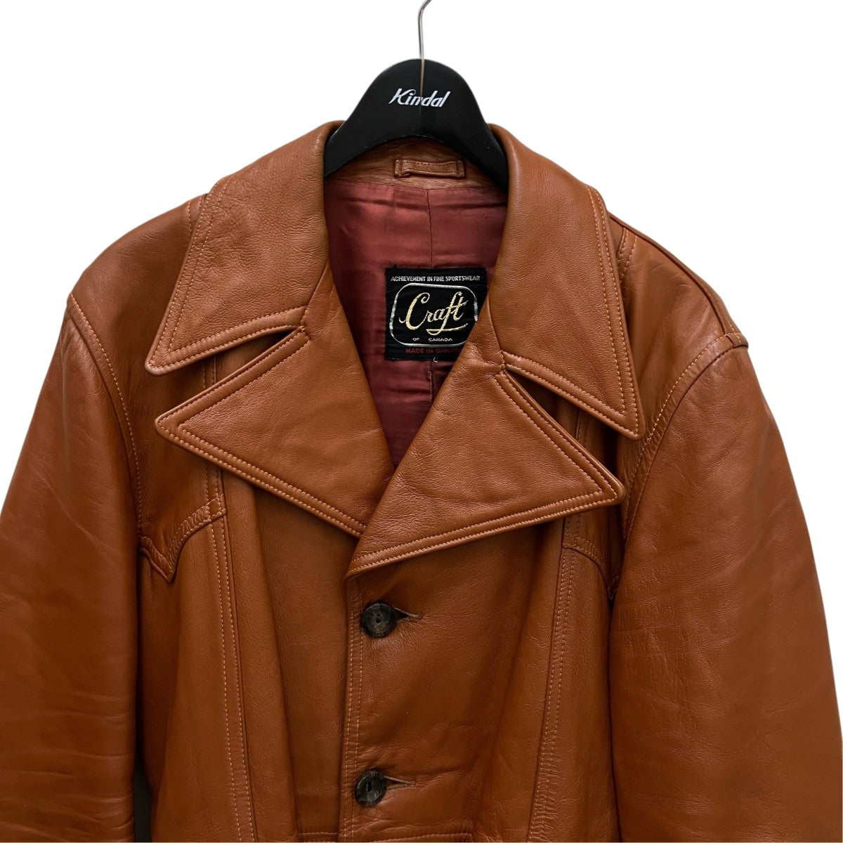 LEATHER CLOTHES レザージャケット 古着・中古-2枚目のアイテム画像