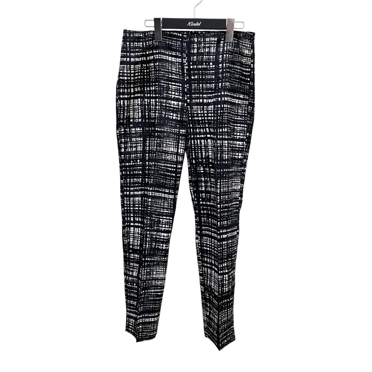 PRADA チェックシルクテーパードパンツ 古着・中古-1枚目のアイテム画像