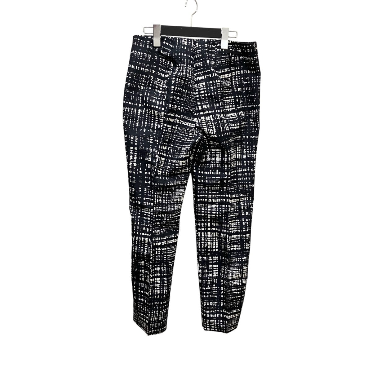 PRADA チェックシルクテーパードパンツ 古着・中古-2枚目のアイテム画像