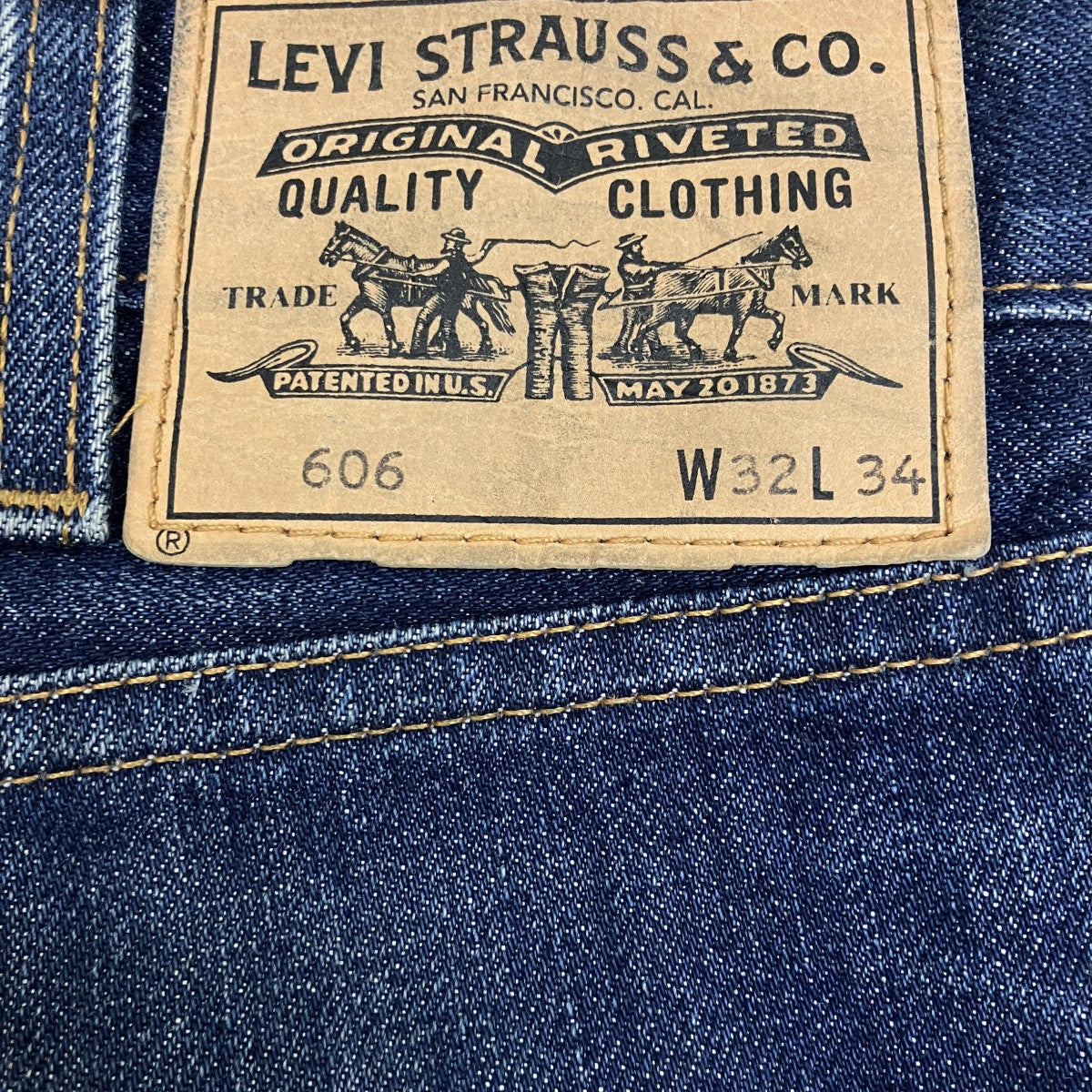 LEVI’S VINTAGE CLOTHING 606デニムパンツ30605-0030 古着・中古-5枚目のアイテム画像