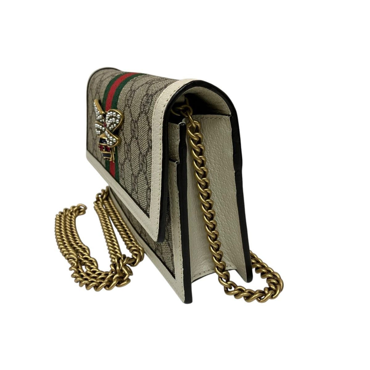 GUCCI クイーンマーガレットGGスプリームチェーンウォレット476079 古着・中古-2枚目のアイテム画像