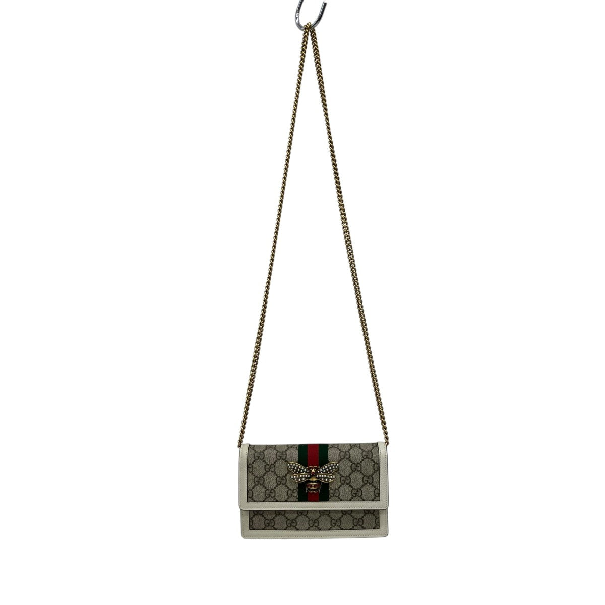 GUCCI クイーンマーガレットGGスプリームチェーンウォレット476079 古着・中古-3枚目のアイテム画像
