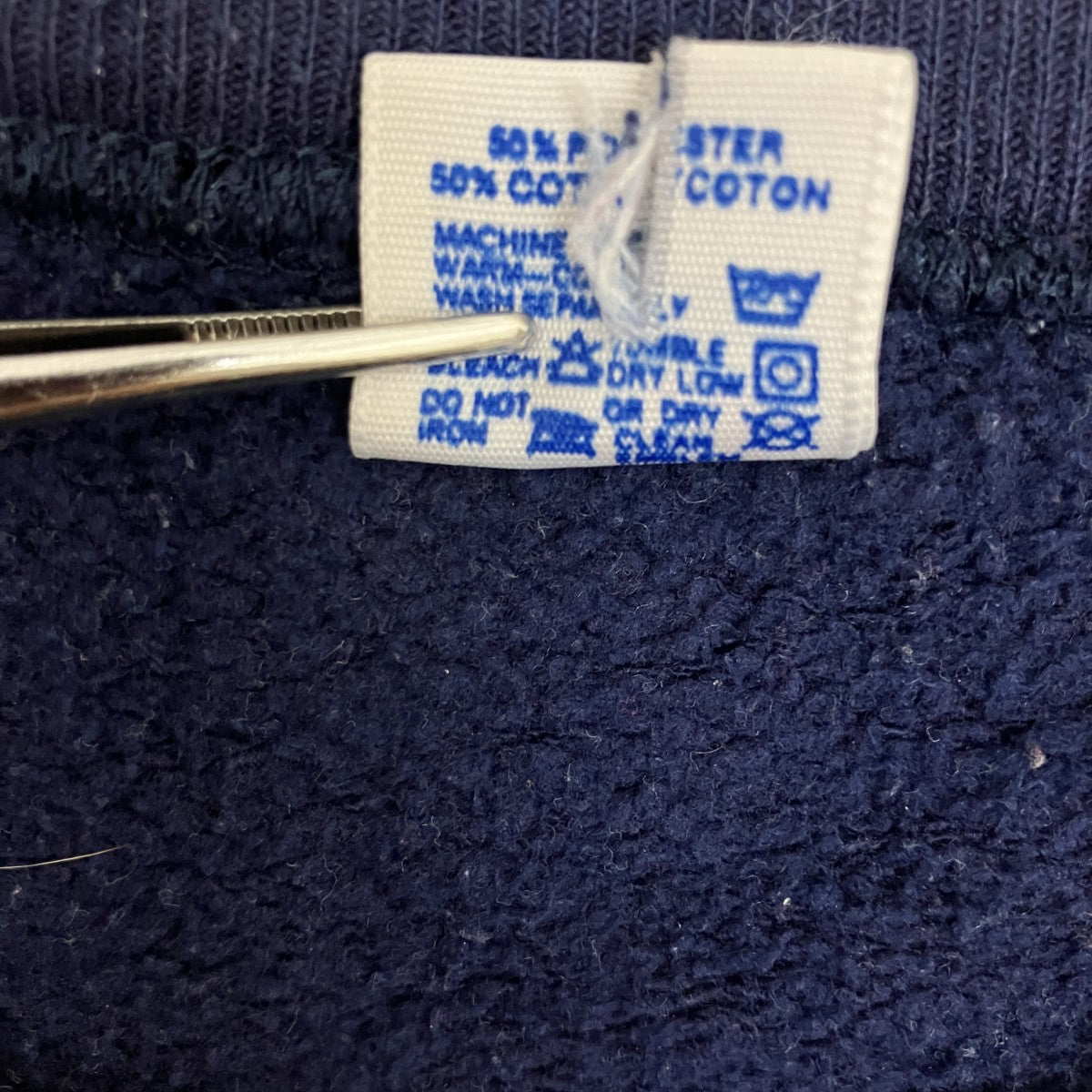 RUSSELL ATHLETIC 90’s Vintage前Vガゼットクルーネックスウェット 古着・中古-7枚目のアイテム画像