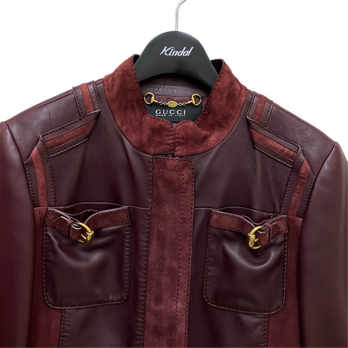 GUCCI レザージャケット205911.XM684 古着・中古-2枚目のアイテム画像