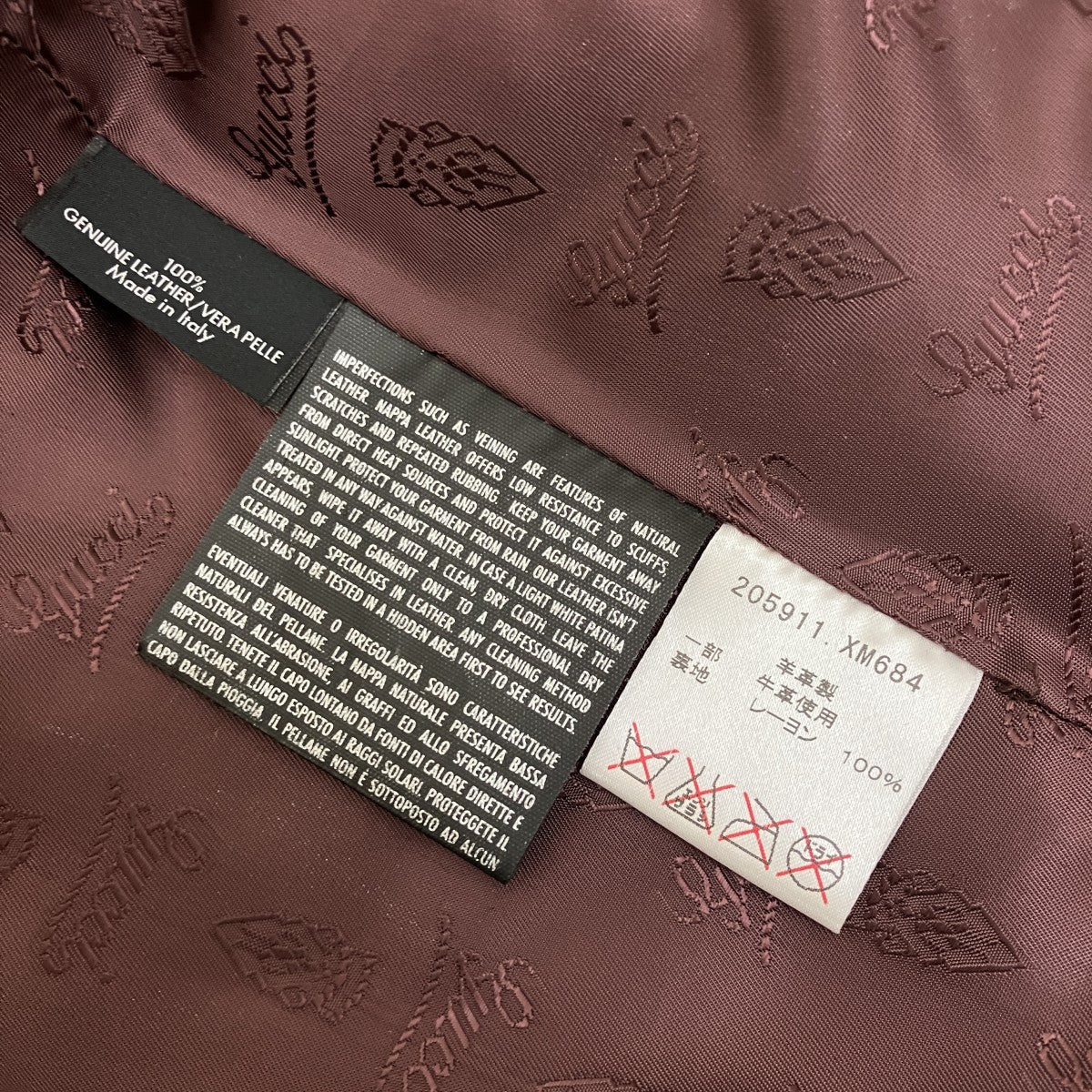 GUCCI レザージャケット205911.XM684 古着・中古-7枚目のアイテム画像