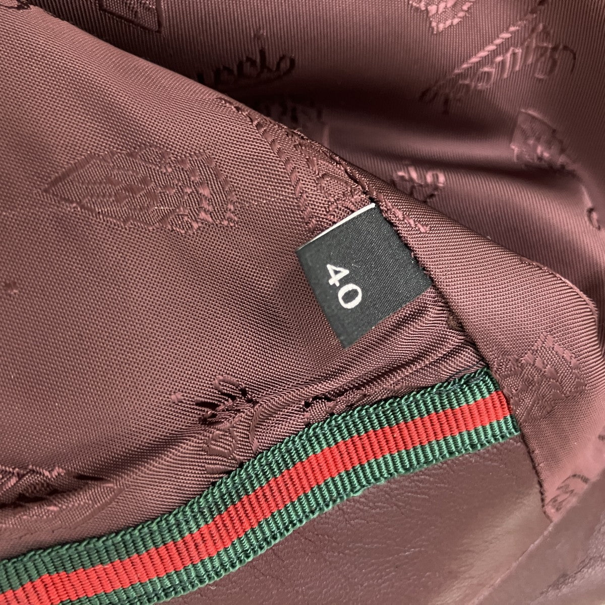 GUCCI レザージャケット205911.XM684 古着・中古-8枚目のアイテム画像