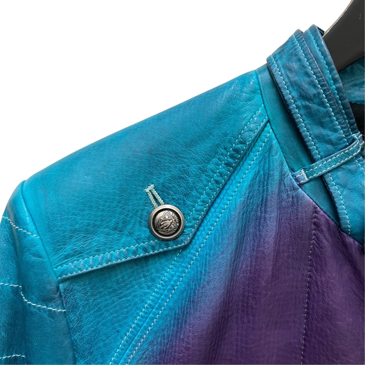 GUCCI グラデーションライダースジャケット216838 XN281 古着・中古-5枚目のアイテム画像