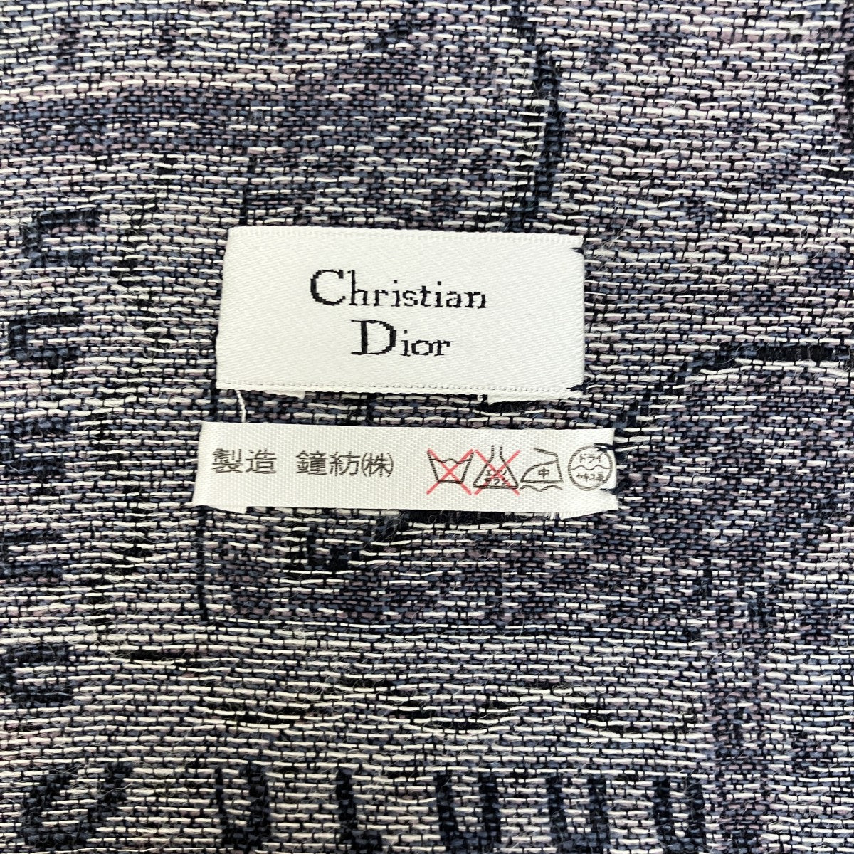 Christian Dior 総柄大判ストール 古着・中古-3枚目のアイテム画像