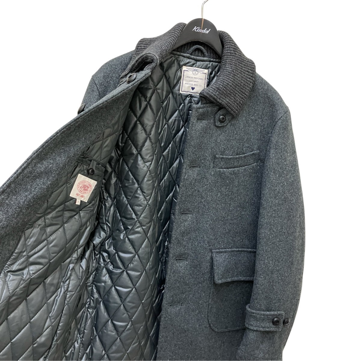 J．PRESS RED LABEL U．S NAVY ANCHOR MANウールドンキーコート021-5-CCO-SC 古着・中古-4枚目のアイテム画像