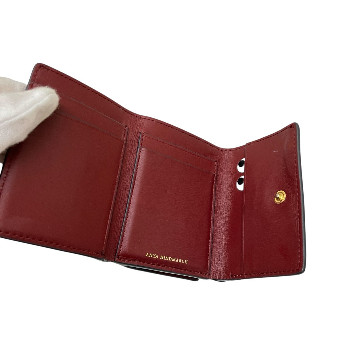 ANYA HINDMARCH 3つ折り財布 古着・中古-4枚目のアイテム画像