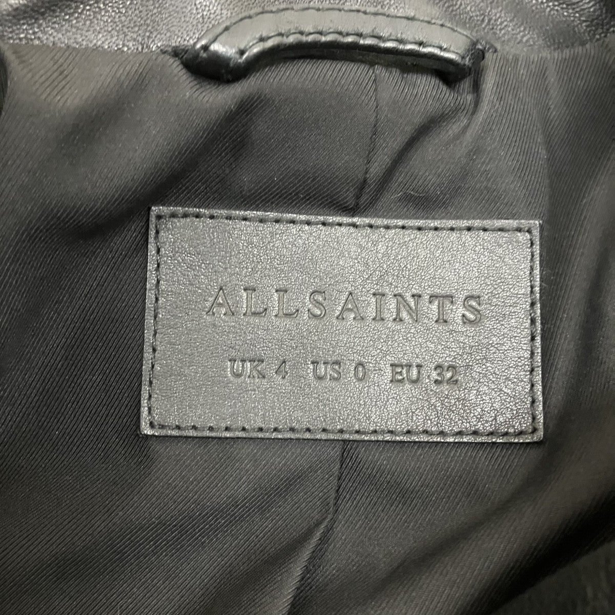 ALL SAINTS ライダースジャケット 古着・中古-8枚目のアイテム画像