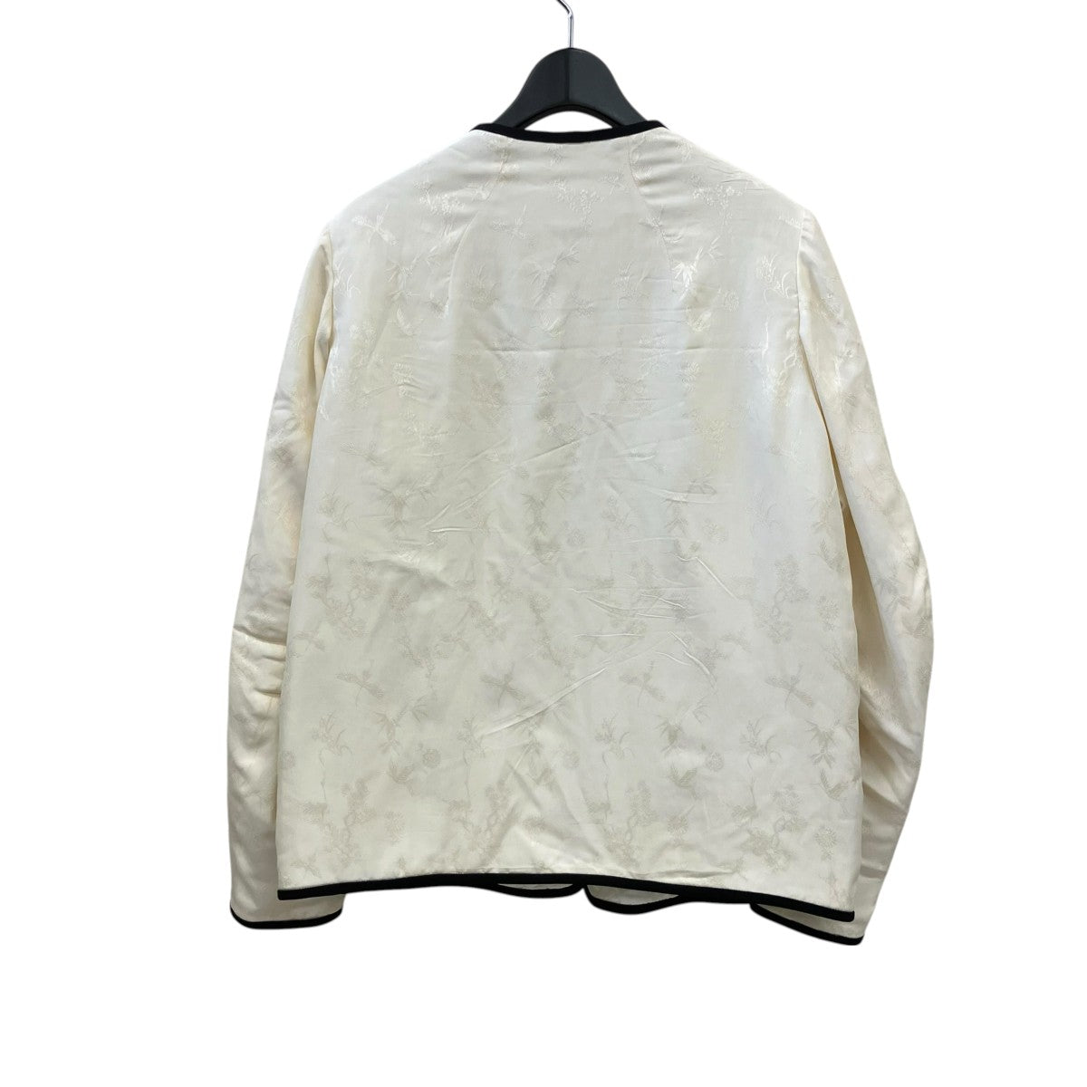 mame kurogouchi Crane Pattern Jacquared Jacket中綿ジャケットMM23PS-JK07 古着・中古-4枚目のアイテム画像