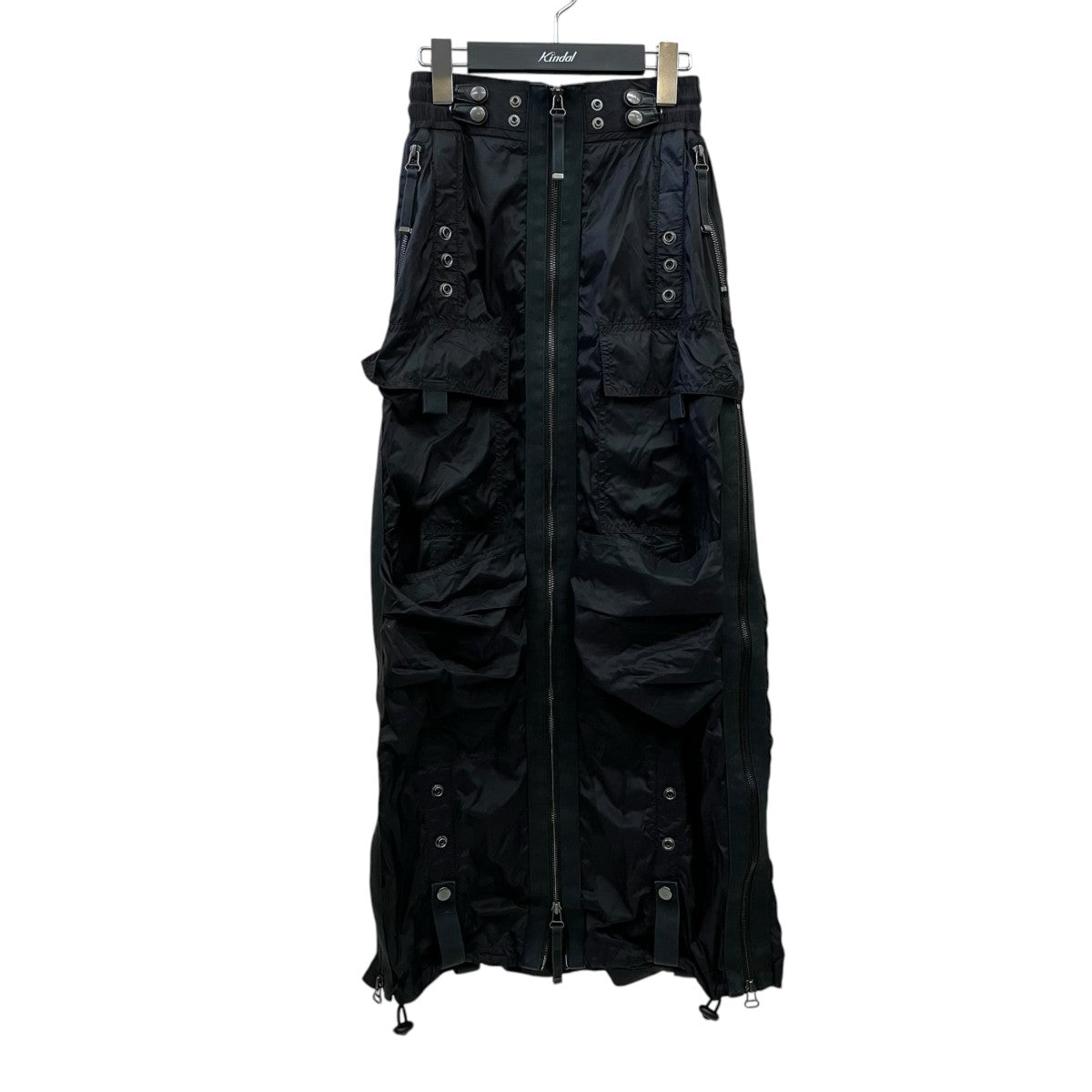 DIESEL ナイロンスカートA08792-O O-CREP MAXI SKIRT 古着・中古-1枚目のアイテム画像