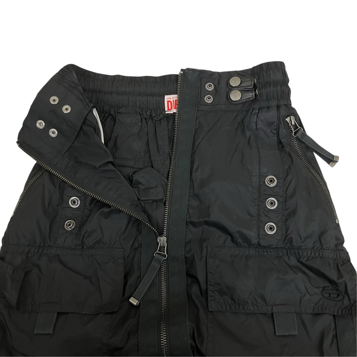 DIESEL ナイロンスカートA08792-O O-CREP MAXI SKIRT 古着・中古-3枚目のアイテム画像
