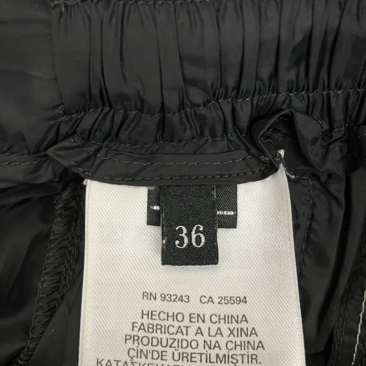 DIESEL ナイロンスカートA08792-O O-CREP MAXI SKIRT 古着・中古-5枚目のアイテム画像