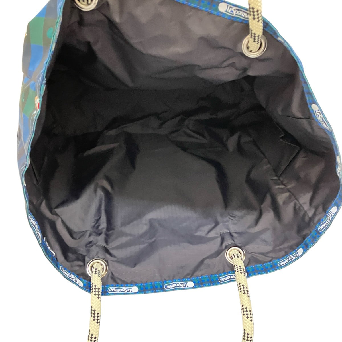 LeSportsac×familiar チェックトートバッグ 古着・中古-6枚目のアイテム画像